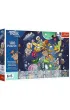 Puzzle UFT 100 el. Wujcio w kosmosie Rodzina Treflik�w 16546