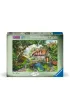 Puzzle 1000 el. Droga w�r�d wzg�rza kwiat�w Ravensburger