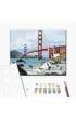 Brushme Malowanie po numerach - Most San Francisco 40x50cm