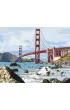Brushme Malowanie po numerach - Most San Francisco 40x50cm
