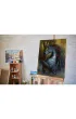Twoje Hobby Malowanie po numerach - Czarny ko� 40x50cm