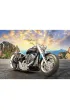 Puzzle 500 el. Czarny motocykl Trefl