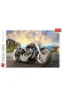 Puzzle 500 el. Czarny motocykl Trefl