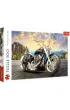 Puzzle 500 el. Czarny motocykl Trefl