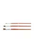 Milan P�dzle p�askie z w�osia koziego serii 121, nr 2, 8, 12 3 szt.