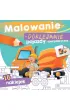 Ksi��eczka 15X15 cm Malowanie-doklejanie. Pojazdy specjalistyczne  Naklejki SKRZAT 070910