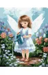 Ideyka Malowanie po numerach - Anio� w ogrodzie 40x50cm