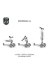 Highwaykick 1 2w1 Je�dzik i hulajnoga tr�jko�owa 1-5 lat Blueberry Scootandride