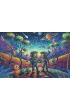 Puzzle Kosmiczne fantazje 100 el. Inspired By Art Rodzina Treflik�w 16562