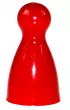Pionki do gry z gwk - czerwone Plastic Polska