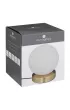 Atmosphera Lampka nocna Dris Gold kula 16 cm