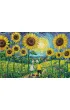 Puzzle Spacer w�r�d s�onecznik�w 100 el. Inspired By Art Rodzina Treflik�w 16560