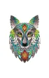 Puzzle drewniane 180 el. Wilk G3