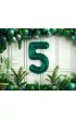 Godan Balon foliowy B&C cyfra 5 ziele� butelkowa 85cm