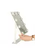 Lusterko do makija�u kosmetyczne pod�wietlane 9 LED Hollywood z 9 �ar�wkami USB 25 x 30 cm