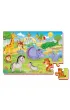 Puzzle piankowe 24 el. Zabawne obrazki. ZOO Roter Kafer