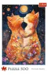Puzzle 500 el. Poca�unek w �wietle ksi�yca Trefl