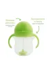 Kubek Munchkin niekapek ze s�omk� 207ml zielony