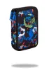 CoolPack Pi�rnik podw�jny z wyposa�eniem Jumper 3 Football Blue
