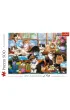 Puzzle 500 el. Kocia rodzina Trefl