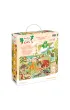 Dzikie puzzle 40 el. Las Bright Junior Media