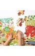 Dzikie puzzle 40 el. Las Bright Junior Media