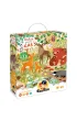Dzikie puzzle 40 el. Las Bright Junior Media