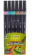 Cricco Pisaki p�dzelkowe metaliczne dwustronne 6 szt.